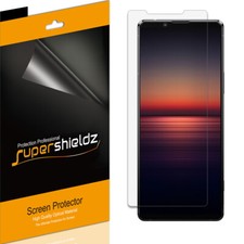 6-Pack Supershieldz Clear Screen Protector Saver for Sony Xperia 1 II