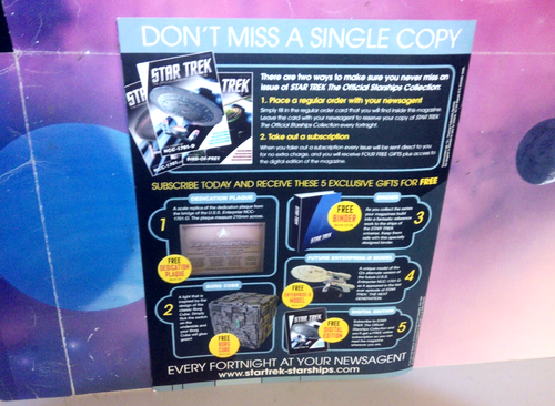 STAR TREK EAGLEMOSS STARSHIP COLLECTION SERIES GUIDE MAGAZINE (NO SHIP) - Picture 2 of 2