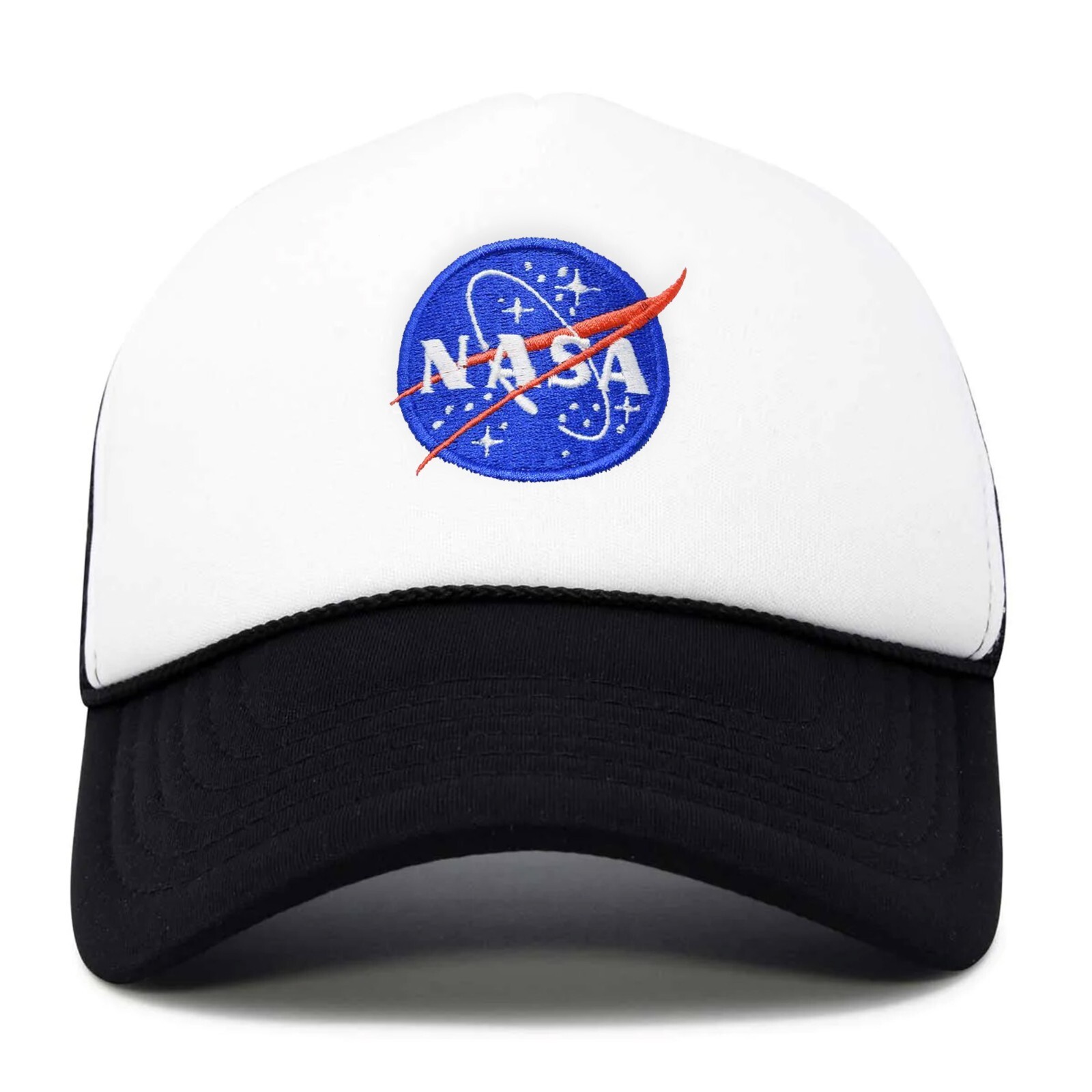 Dalix NASA Meatball Insignia Embroidered Trucker Hat