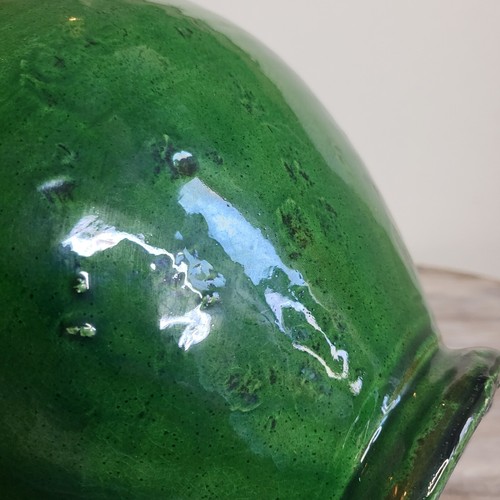 Melchor Tito Ubeda Art Pottery Vase Spanish Vert Glaze 12" -Table Lamp For Pooky - Picture 13 of 24