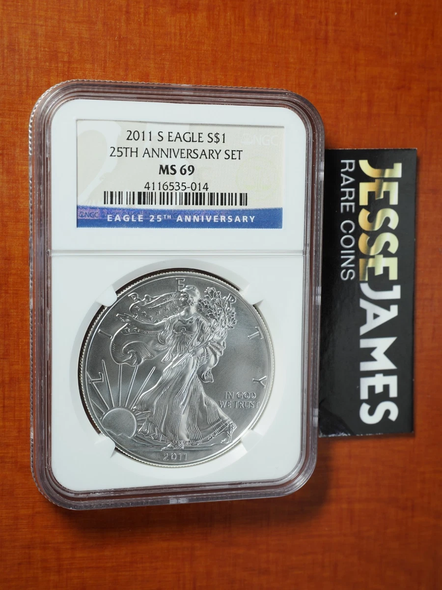 American Eagle MS 69 Graded 2011 Silver Bullion Coins for sale | eBay