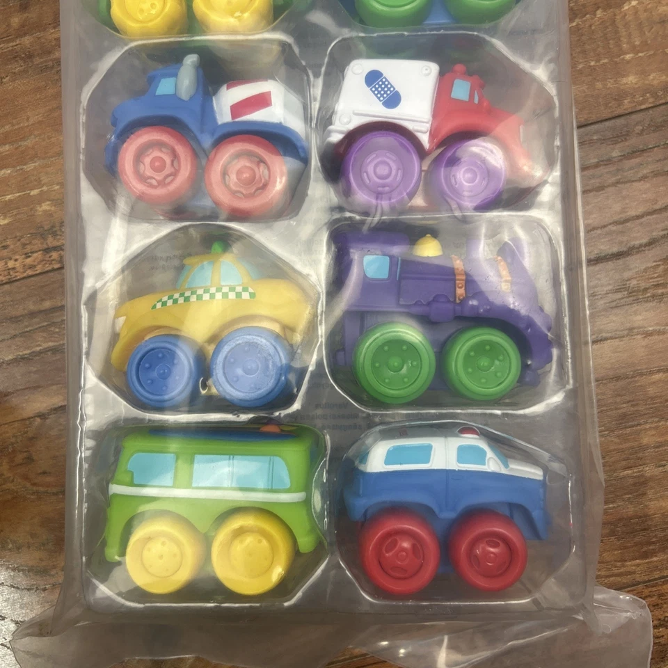 Playskool Tonka Колесо Приятели Упаковка на День Рождения 8 шт. Target Эксклюзив Очень Редкий НОВЫЙ - Изображение 4 из 4