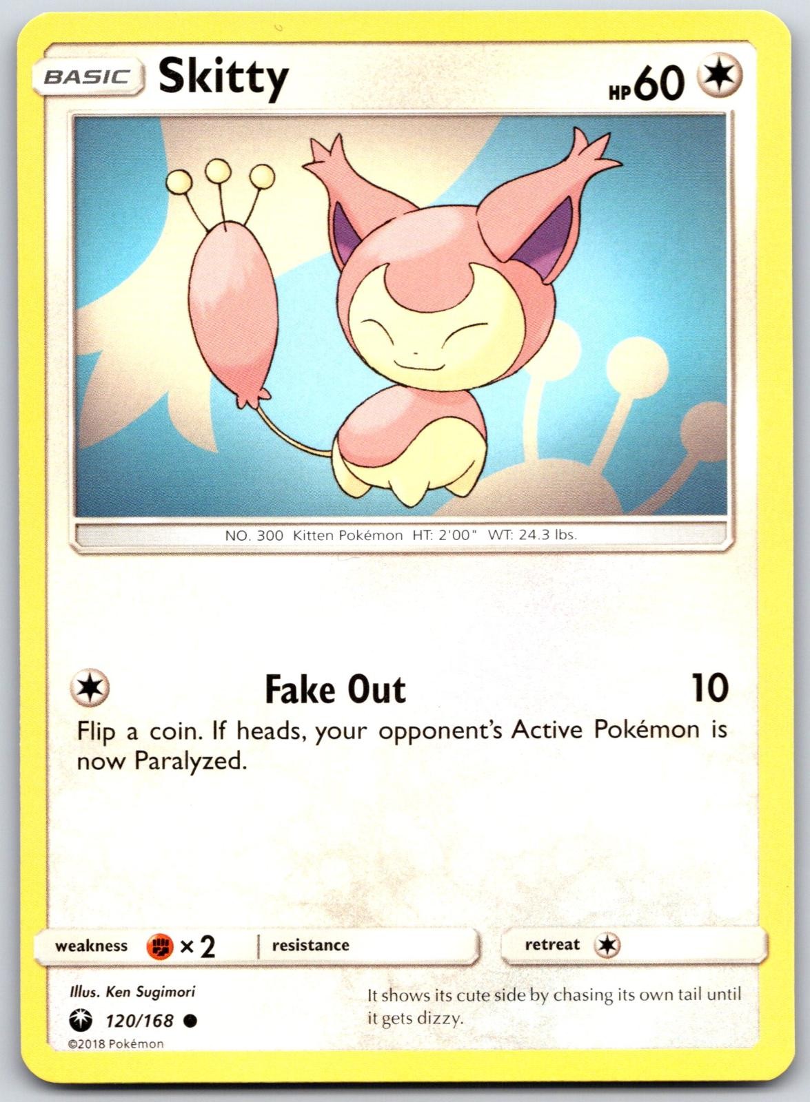 POKEMON CELESTIAL STORM SKITTY 120/168 COMMON NON HOLO NM