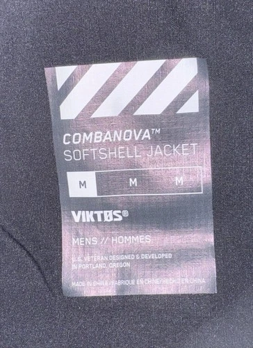 Viktos Combonova softshell Jacket - Black - Medium NWT image 4