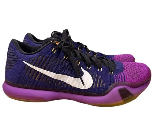 Size 11 - Nike Kobe 10 Elite Draft Pick Opening Day Night Lakers Gum Low
