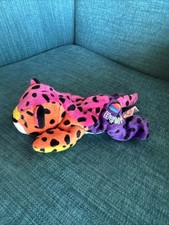 Vintage Lisa Frank Hunter The Leopard Plush Beanie Stuffins Fantastic World
