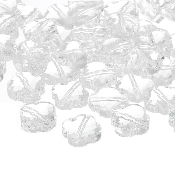 30Stk Transparente Kleeblatt-Perlen,ZubehöR Zur Herstellung,Transparent-image
