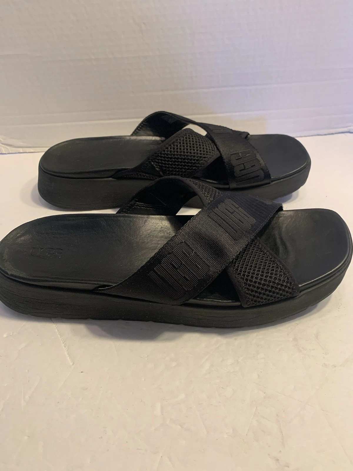 Sandali Ugg Emily mesh Loco cross slide colore nero donna taglia 11