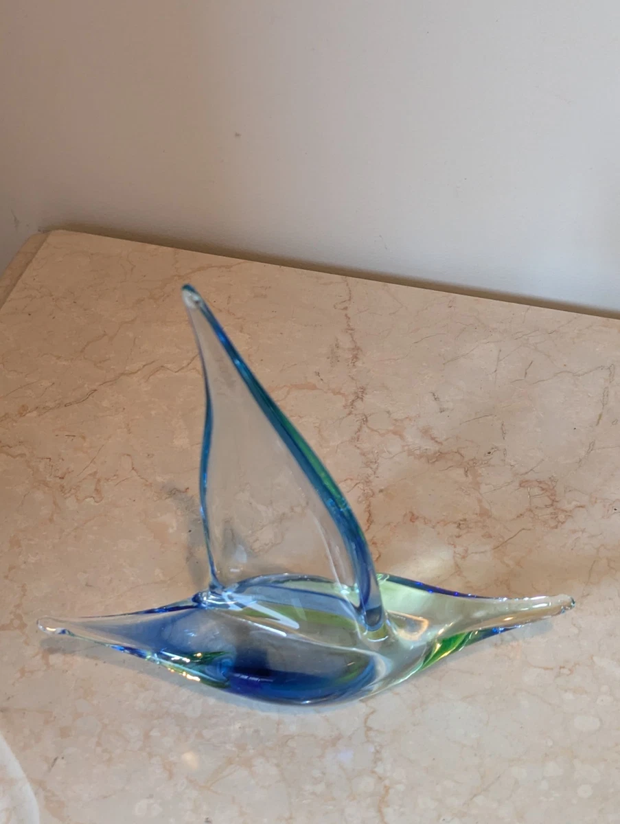 Murano Glass Sailboat Indiana Italian Art Glass for sale | eBay
