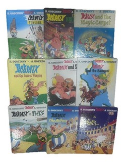 Job Lot Asterix 9 X Hardback Book Collection Inc first Edition..see Photos