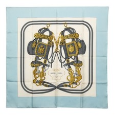HERMES Carr 90 BRIDES de GALA Ceremonial bridle scarf Women Used