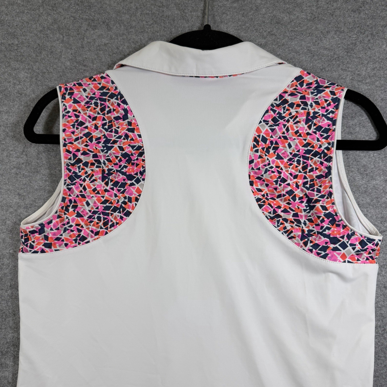Lady Hagen Golf Polo Shirt Womens S White Sleeveless Stretch Wicking Tennis thumbnail 13