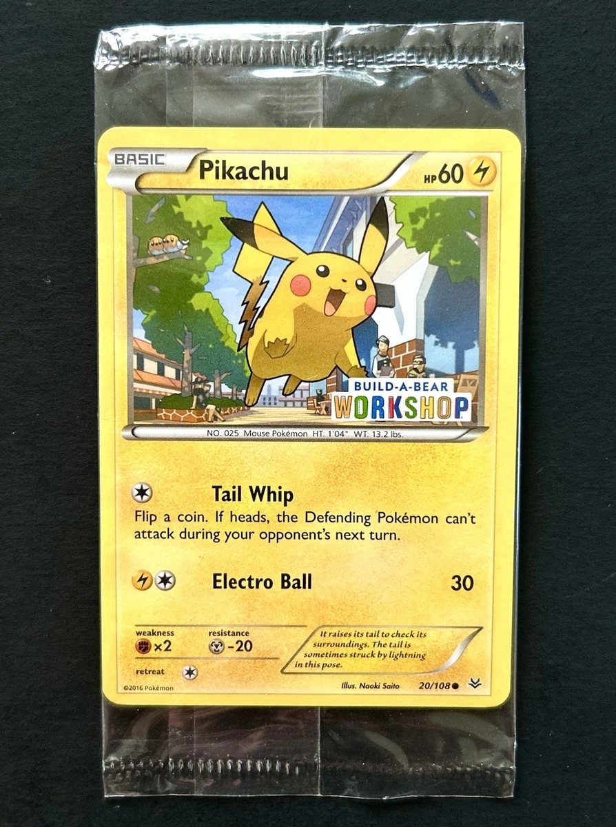 ピカチュウ　プロモ　ポケモンカード　built a bearコラボ　英語版 激レア】ピカチュウ プロモ built a bearコラボ 英語版 激レア