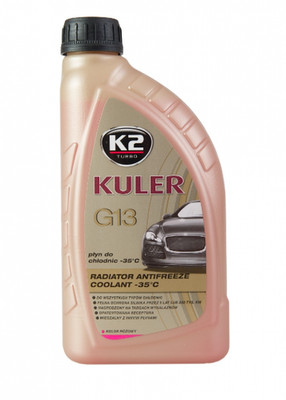 Kühlerfrostschutz K2 Kuler Long Life G13 ROSA -35°C 1L - Fertiges Kühlmittel