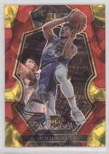 2022-23 Panini Select Premier Level Red Cracked Ice Prizm Ochai Agbaji #199 0nn9