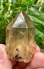 Kundalini Citrin Edelstein Kristall Heilstein Mineralien Spitze / Heilstein