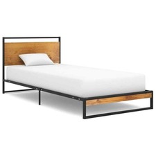 Bettgestell Metallbett Bett Einzelbett Schlafzimmerbett mehrere Auswahl vidaXL