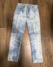 VTG 90  s Levi's 501 0115 Jeans Men's 31x32 Tie Dye Original Fit Button Fly USA