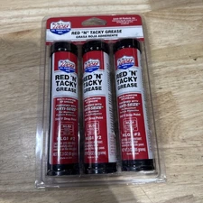 Lucas Oil 10318 Red N Tacky Multi-Pack (3) 3 Ounce Tubes Long Storage Life Water