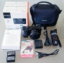 Sony Alpha ILCE A6000 * 24.3MP Digitalkamera * SELP 1650 OSS * OVP * 4341 Auslg.