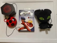 Miraculous Ladybug DVD/Earrings/Yoyo/Plush Lot
