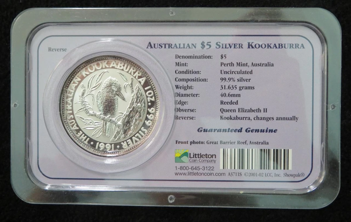 25+ Australian Kookaburra 1 oz Precious Metal Content per Unit