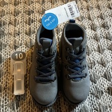 Carter's Toddler Boys Donnie Boots Pull On Size 10 Grey Navy CF22F08H BNWT