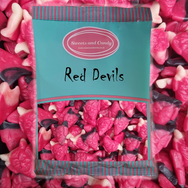 Red Devils 1Kg - Spooky Fruity Flavour Jelly Devils - Bulk Halloween Sweets