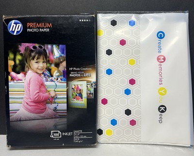 HP Premium Photo Paper Matte 4x6 - 60 count with tab INKJET Printers Q6563A