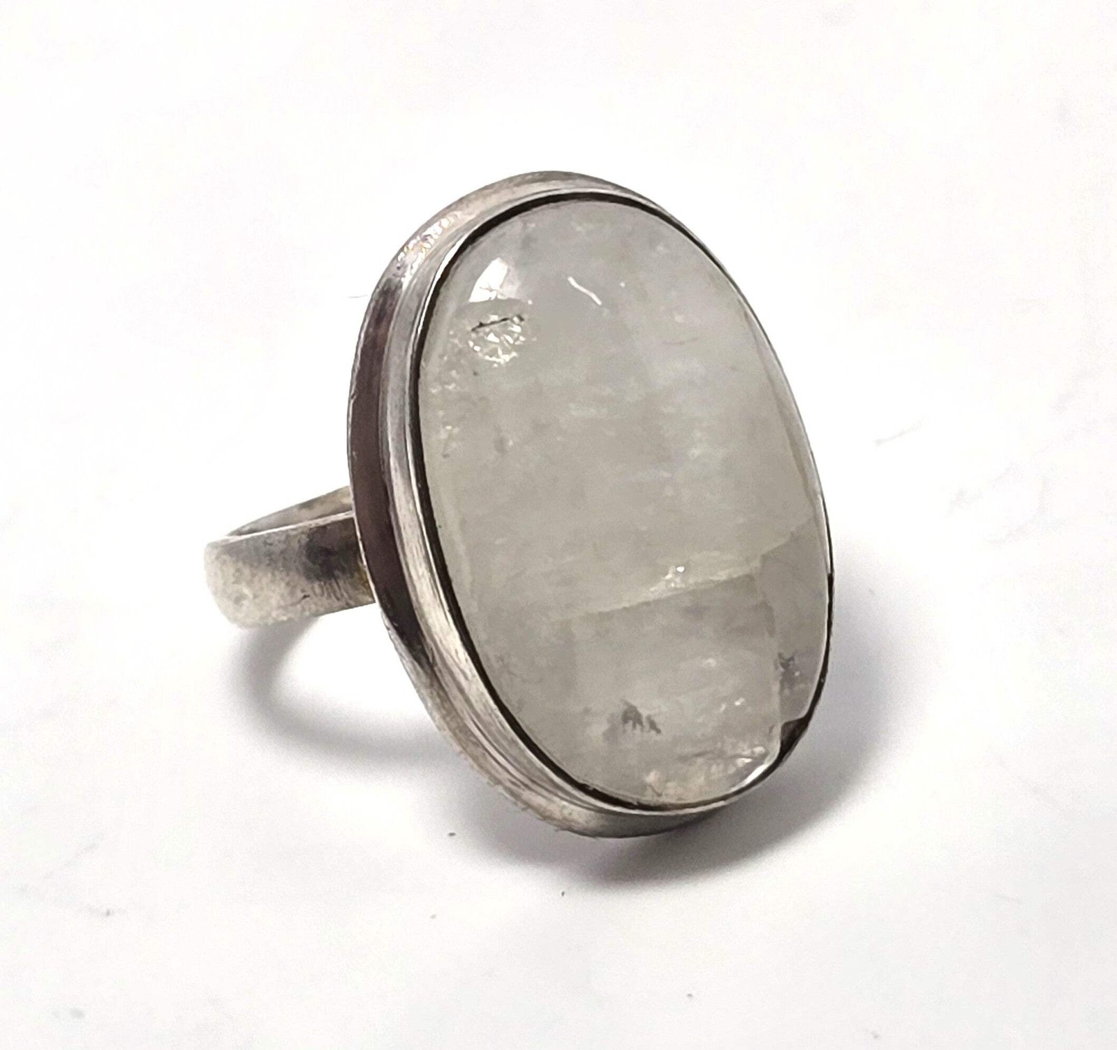 Blue Moonstone large open work solid sterling sil… - image 6