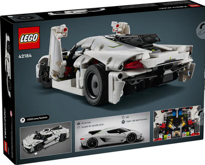 Lego Technic 42184 Koenigsegg Jesko Absolut Supersportwagen in Weiß