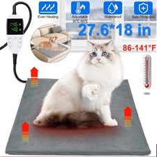 Large Pet Heating Pad Electric Blanket Waterproof Dog Cats Mat Warmer Washable