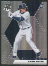 2021 Panini Mosaic #208 Evan White Seattle Mariners 47913