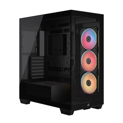 Corsair Midi Tower 3500X LXR LINK TG schwarz