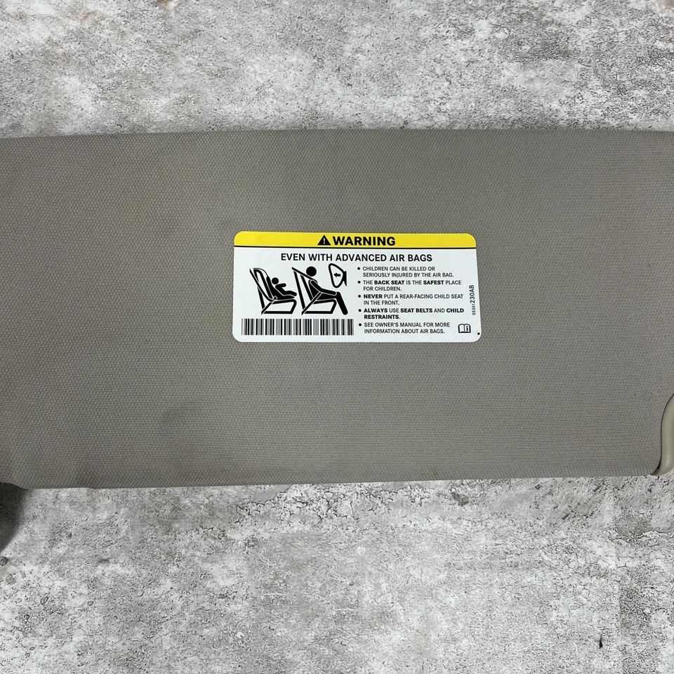 2008-2016 Dodge Grand Caravan Chrysler Town & Country Sun Visor Set Grey - Image 4 of 4