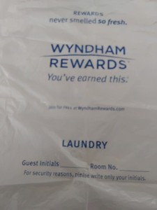WYNDHAM REWARD PLASTIC LAUNDRY BAG