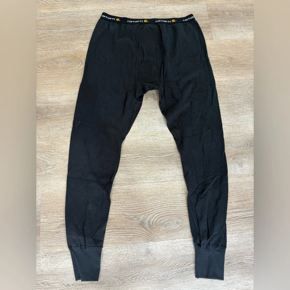Pantalones de Capa Base Térmica Carhartt Force Negros 2XL Altos Nuevos con Etiquetas Estilo 100640 Foto 3 de 4
