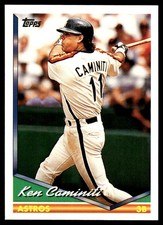 Ken Caminiti 1994 Topps #646 Houston Astros MLB READ FREE SHIPPING AutographDen