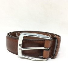 Brighton Dress Belt Mens Size 38 Brown Full Grain Leather Handcrafted USA