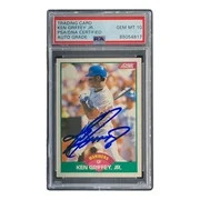 Ken Griffey Jr Signed Mariners 1989 Score #100T Rookie Card PSA/DNA Gem MT 10 view 3