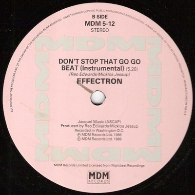 Effectron - Don't Stop That Go Go Beat, 12'', (Vinyl)
