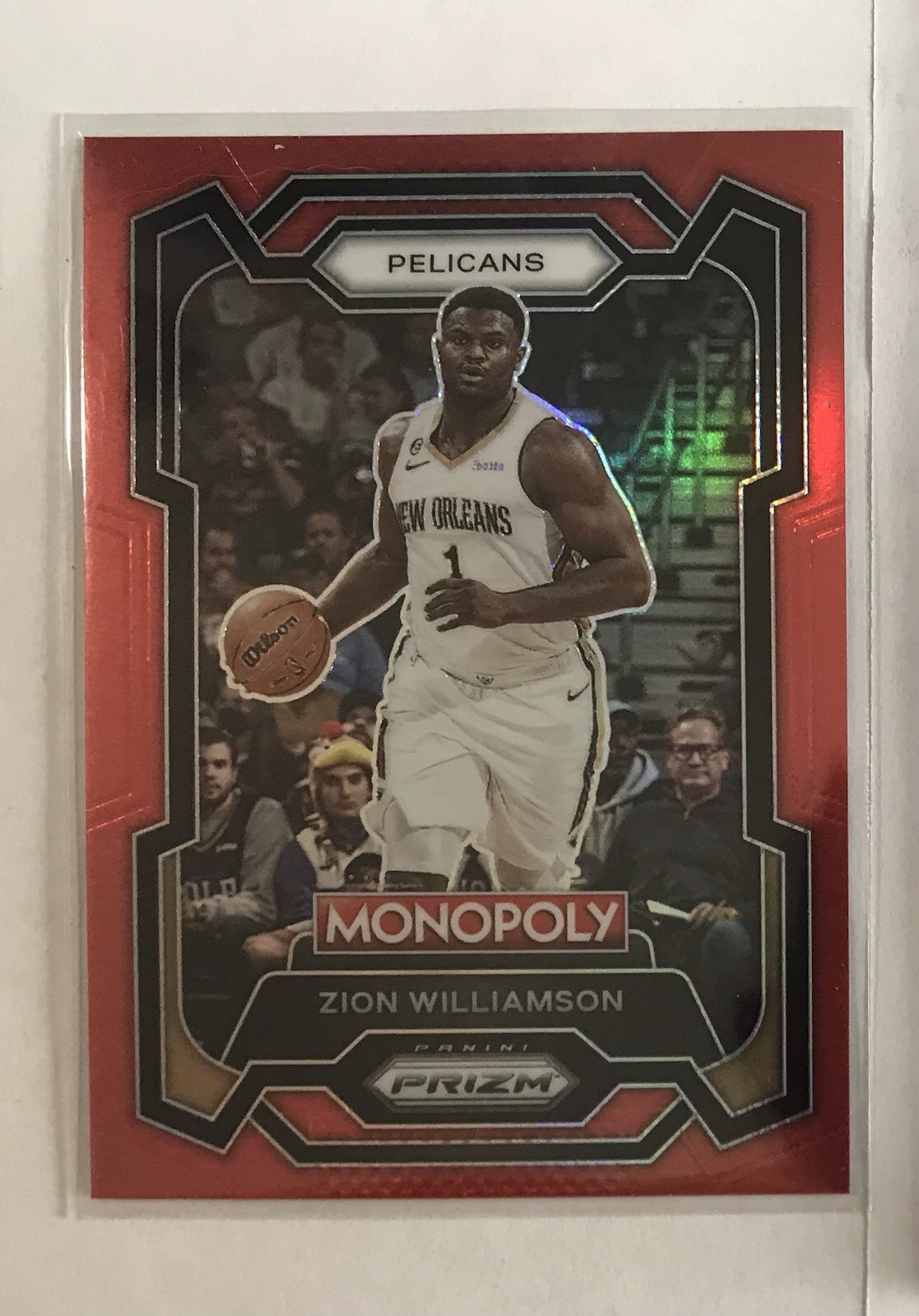 2023-24 Panini Prizm Monopoly - Zion Williamson #55 Red Prizm /99
