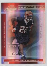2006 Playoff Absolute Memorabilia Rookie Spectrum Silver Johnathan Joseph 1dm4