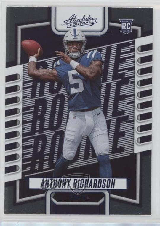 2023 Panini Absolute Rookies Purple Anthony Richardson #104 Rookie RC 19yd