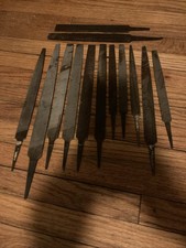 Lot mixte vintage de 13 râpes/fichiers Heller Nicholson 