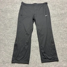 Under Armour All Season Gear Mens Pants Size 2XL Black Loose Ankle Zip Outdoor