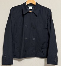 harve benard Blazer Black 12 Wool Double Breasted Careercore By Benard Holtzman