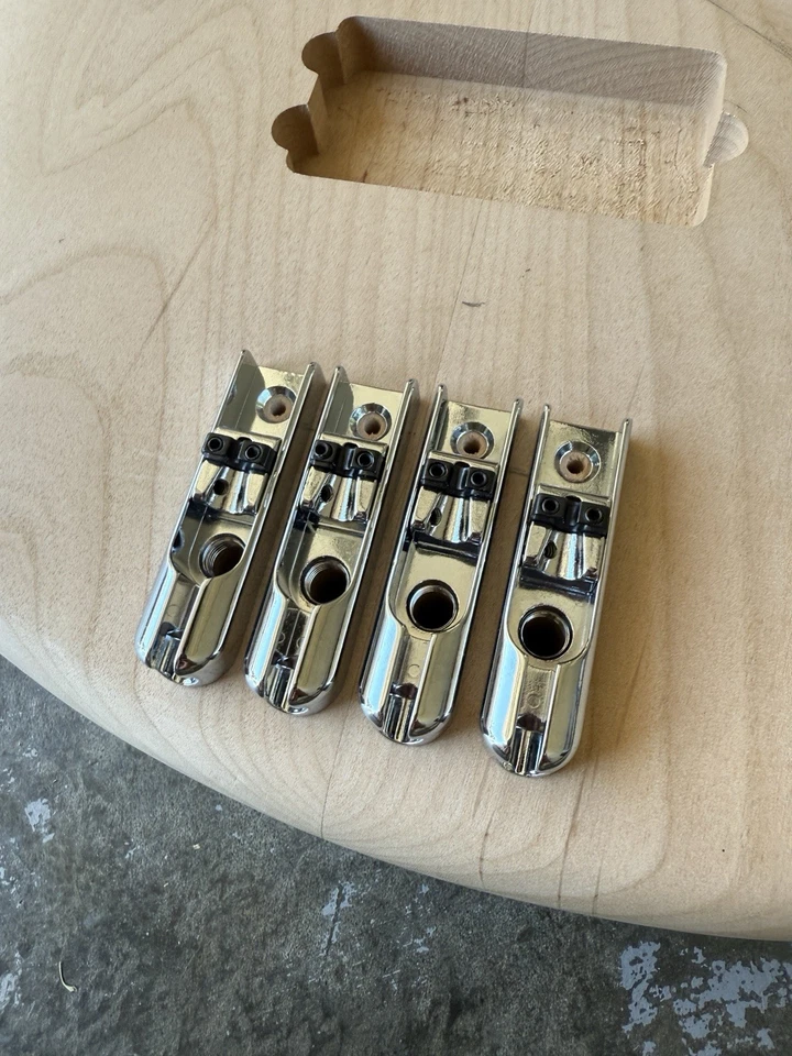 Warmoth G4 Bass Body Alder With Hipshot  Bridge - Image 4 of 4