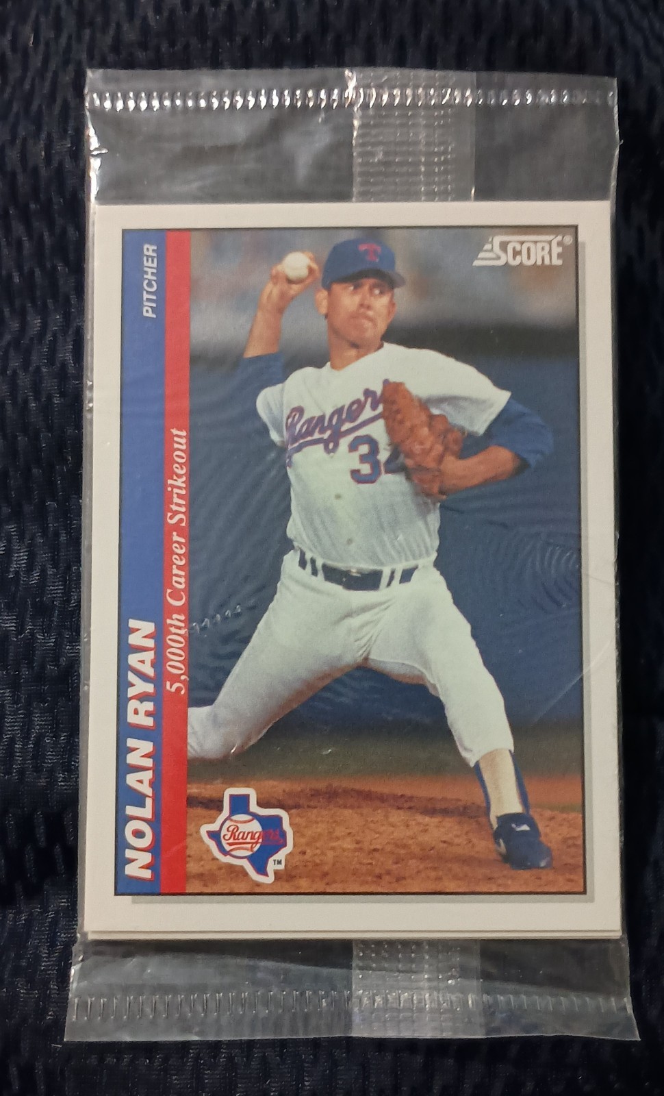 Factory Sealed Nolan Ryan 1991 Score Life Achievements 4 Card Set