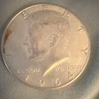 Kennedy Half Dollar 1964 50C Silver US Coin Circulated Uncertified